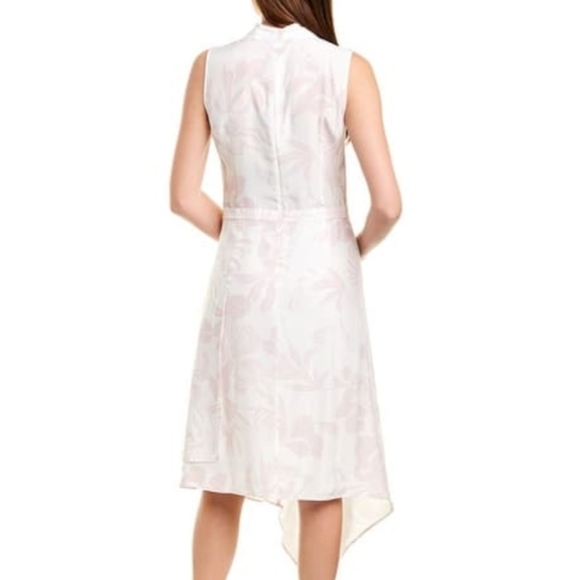 Max & Moi Pink Floral Silk Tie Dress - Picture 4 of 4